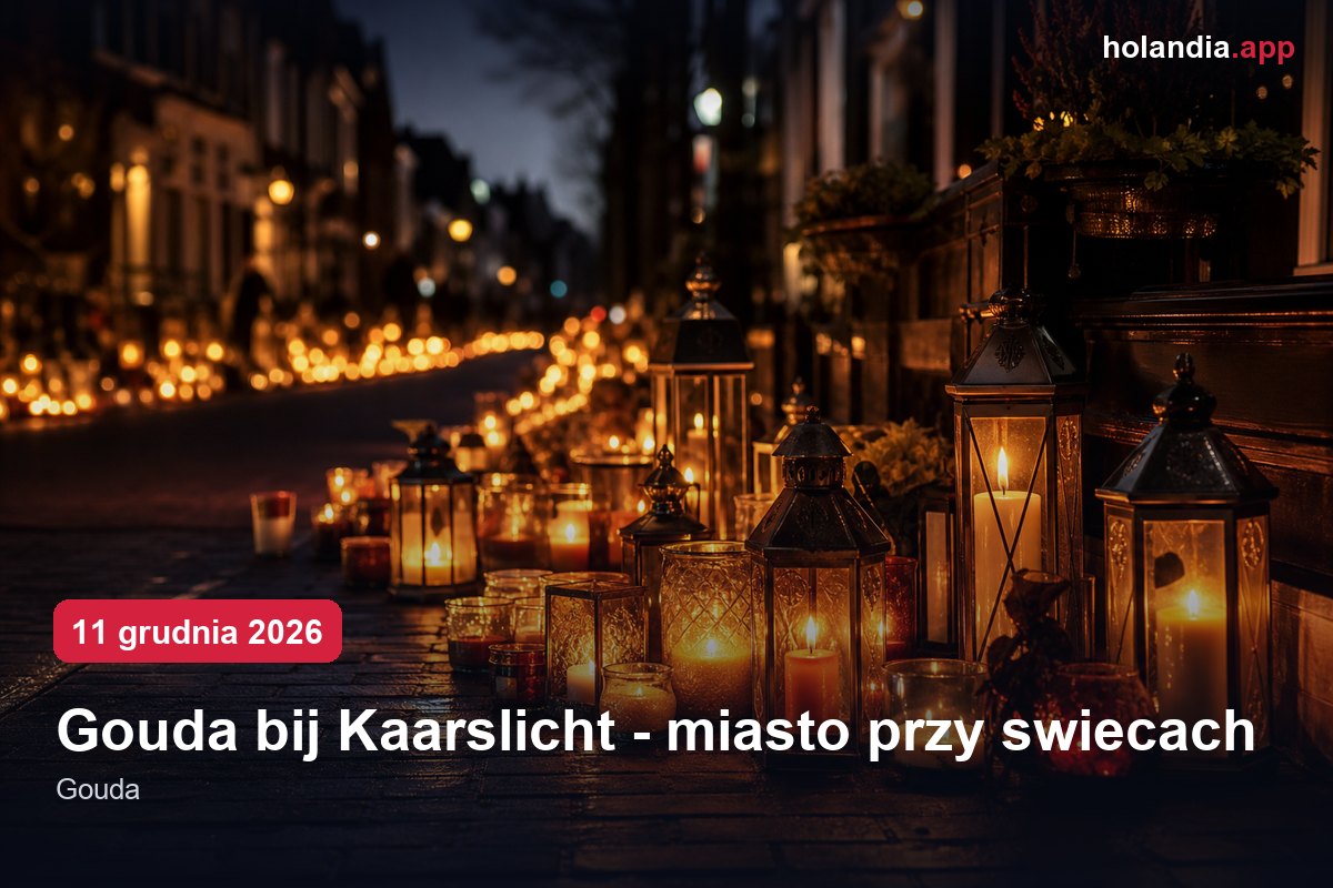 Gouda bij Kaarslicht - miasto przy świecach