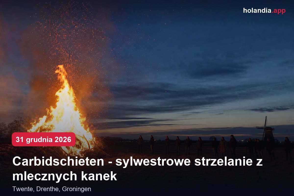 Carbidschieten - sylwestrowe strzelanie z mlecznych kanek