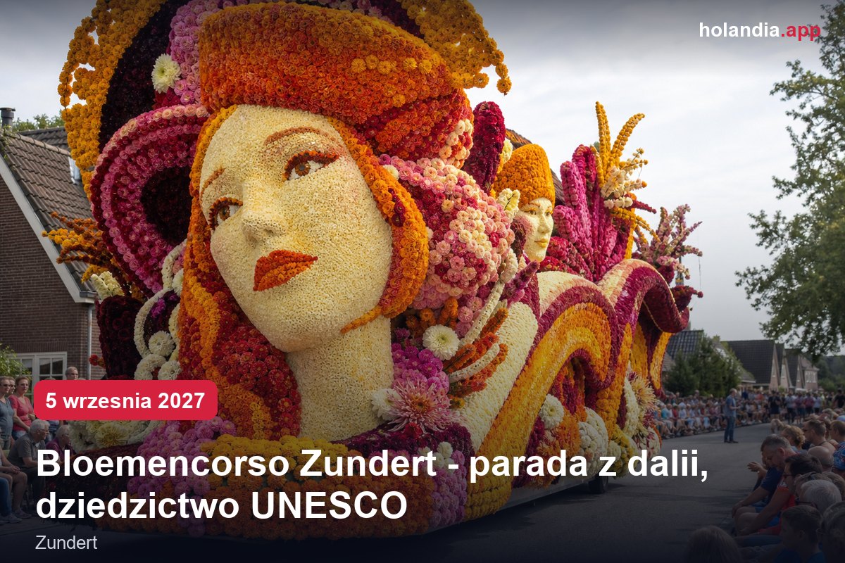 Bloemencorso Zundert - parada z dalii, dziedzictwo UNESCO