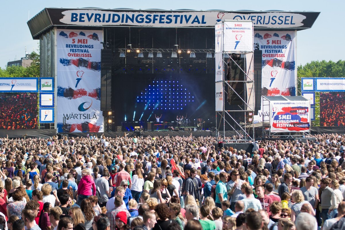 Dzień Wyzwolenia - Bevrijdingsfestivals w 14 miastach