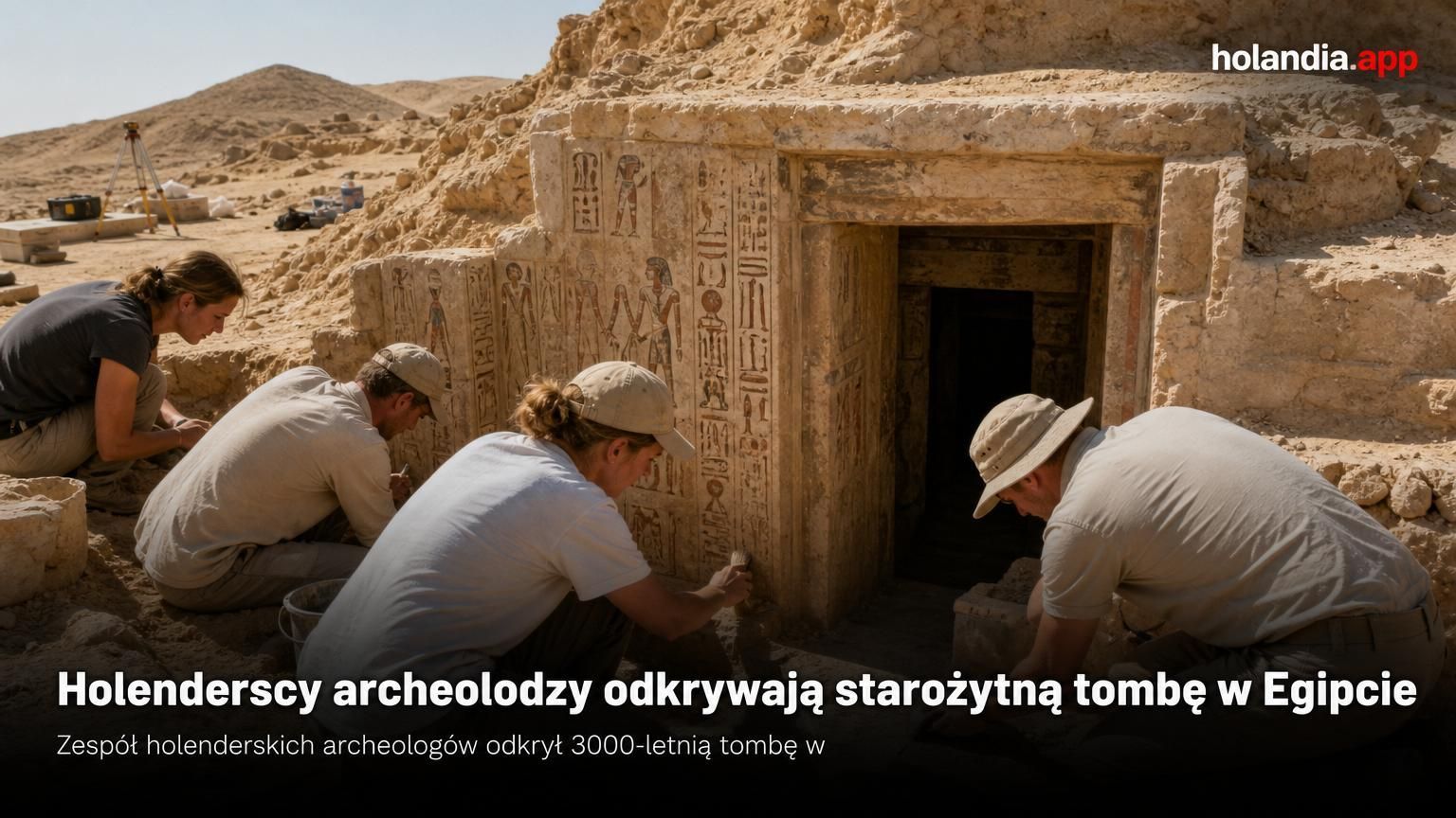 Odkrycie holenderskich archeologów w Egipcie: 3000-letnia grobowiec w Luxorze