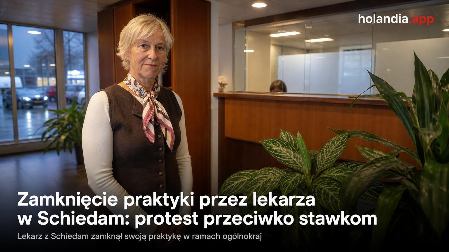 Zamknięcie praktyki przez lekarza w Schiedam: protest przeciwko stawkom