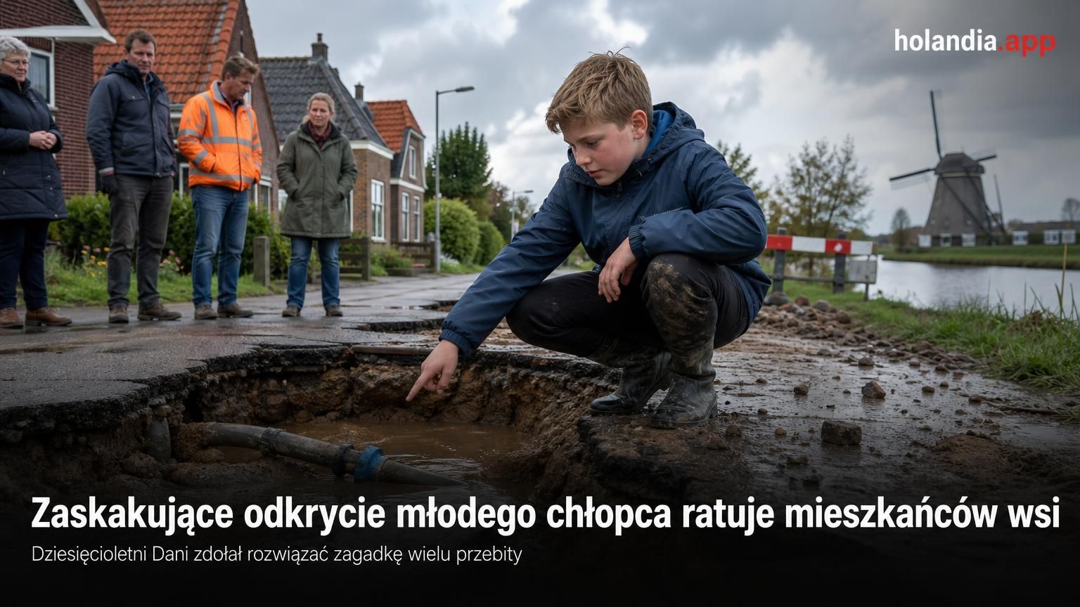 Zaskakujące odkrycie młodego chłopca ratuje mieszkańców wsi