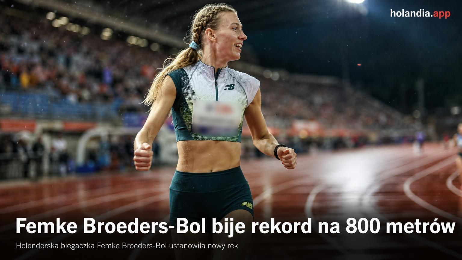 Femke Broeders-Bol bije rekord Holandii na 800 metrów