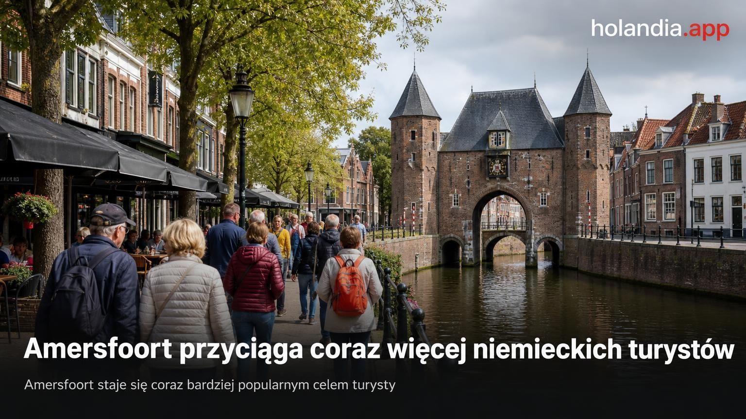 Amersfoort przyciąga coraz więcej niemieckich turystów