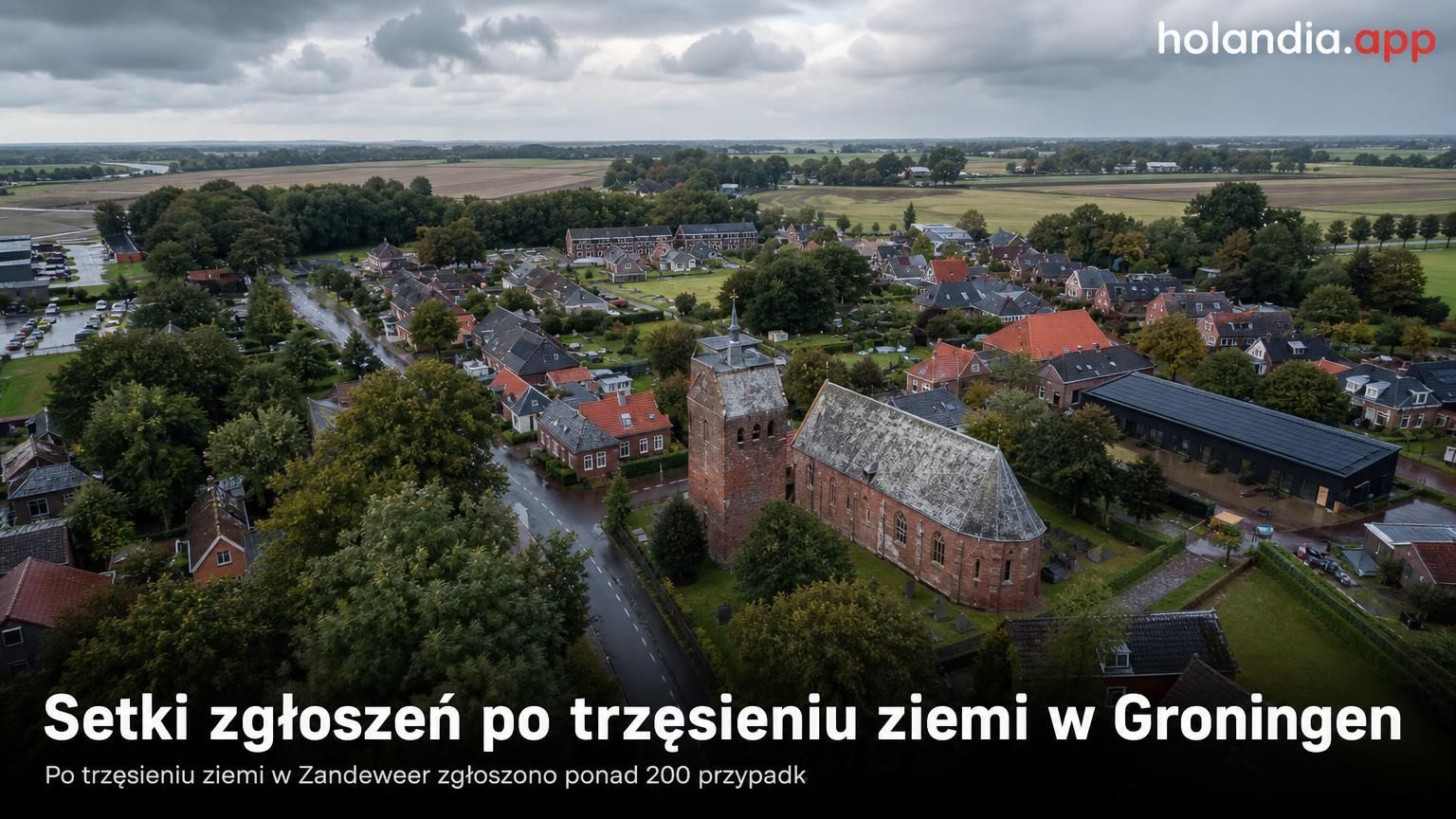Setki zgłoszeń po trzęsieniu ziemi w Groningen