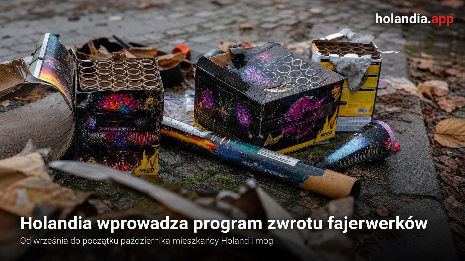 Holandia wprowadza program zwrotu fajerwerków