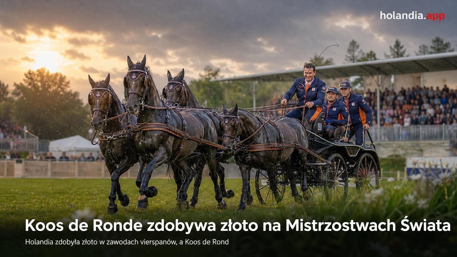 Koos de Ronde zdobywa złoto na Mistrzostwach Świata