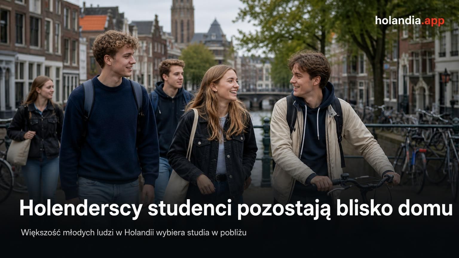Holenderscy studenci pozostają blisko domu