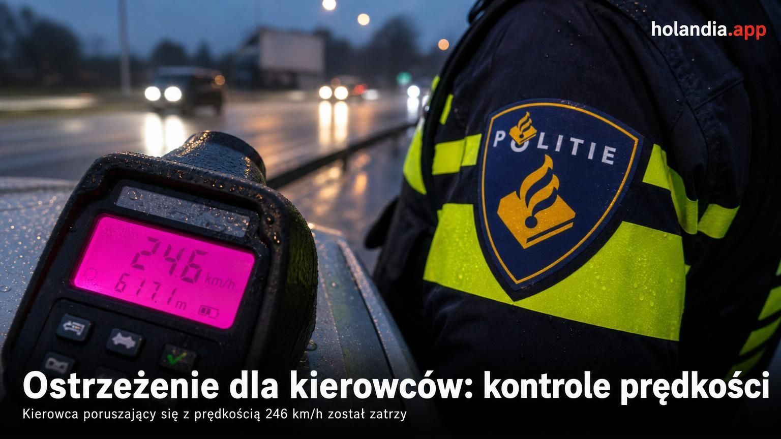 Ostrzeżenie dla kierowców: kontrole prędkości