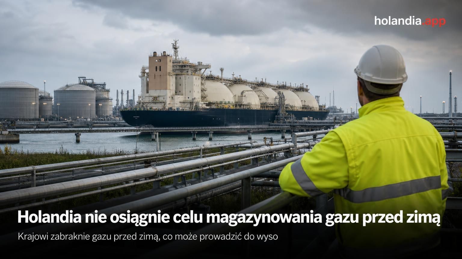 Holandia nie osiągnie celu magazynowania gazu przed zimą