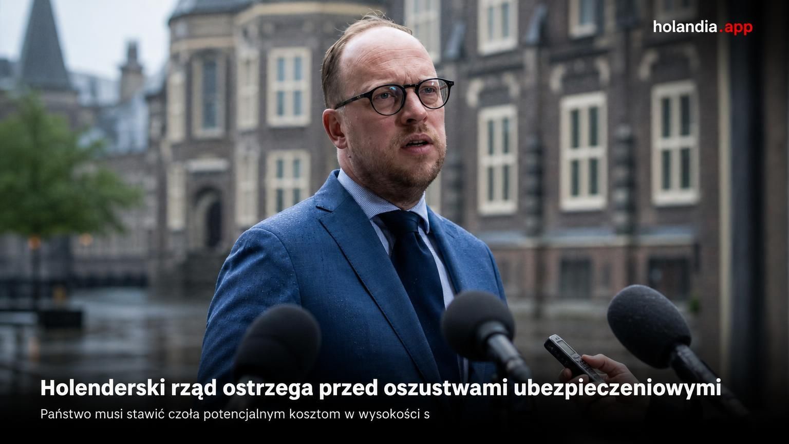 Holenderski rząd ostrzega przed oszustwami ubezpieczeniowymi