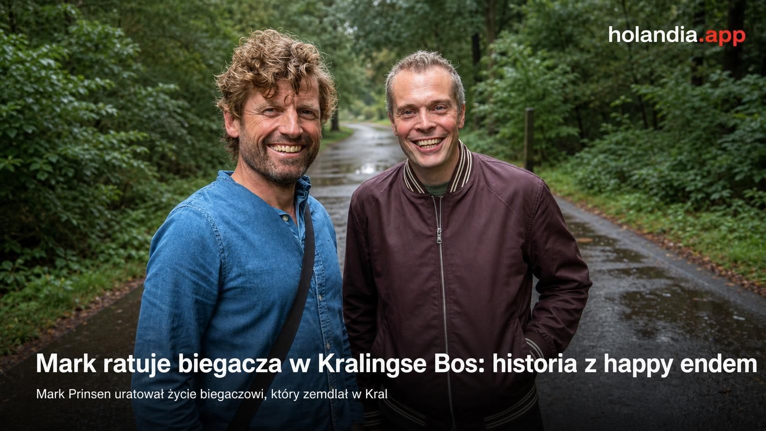Mark ratuje biegacza w Kralingse Bos: historia z happy endem