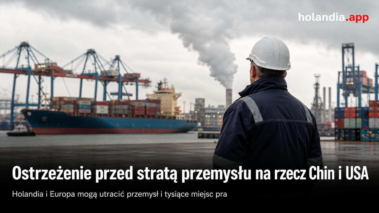 Ostrzeżenie przed stratą przemysłu na rzecz Chin i USA
