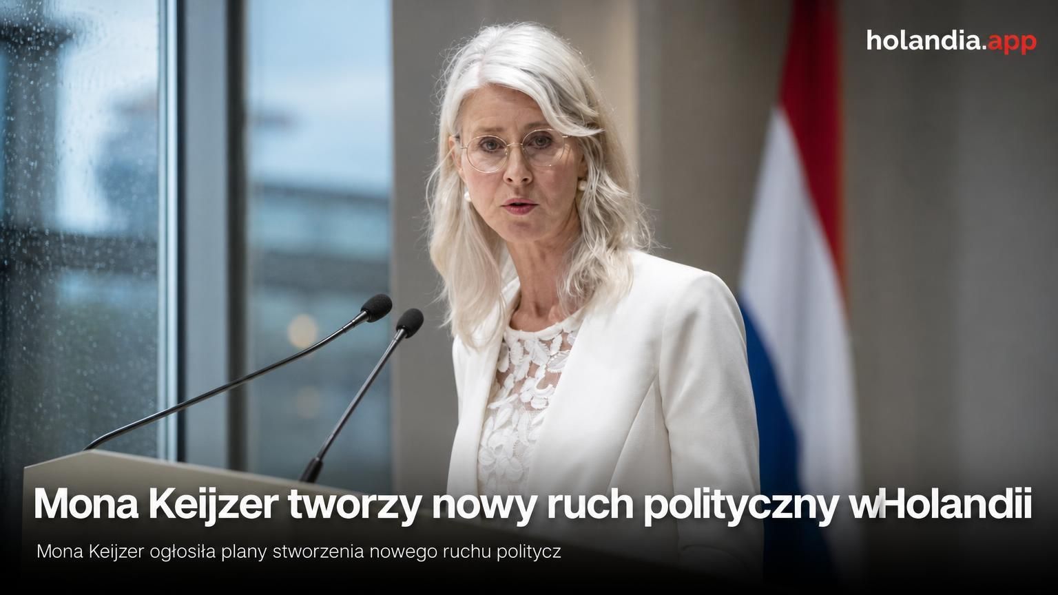 Mona Keijzer tworzy nowy ruch polityczny w Holandii