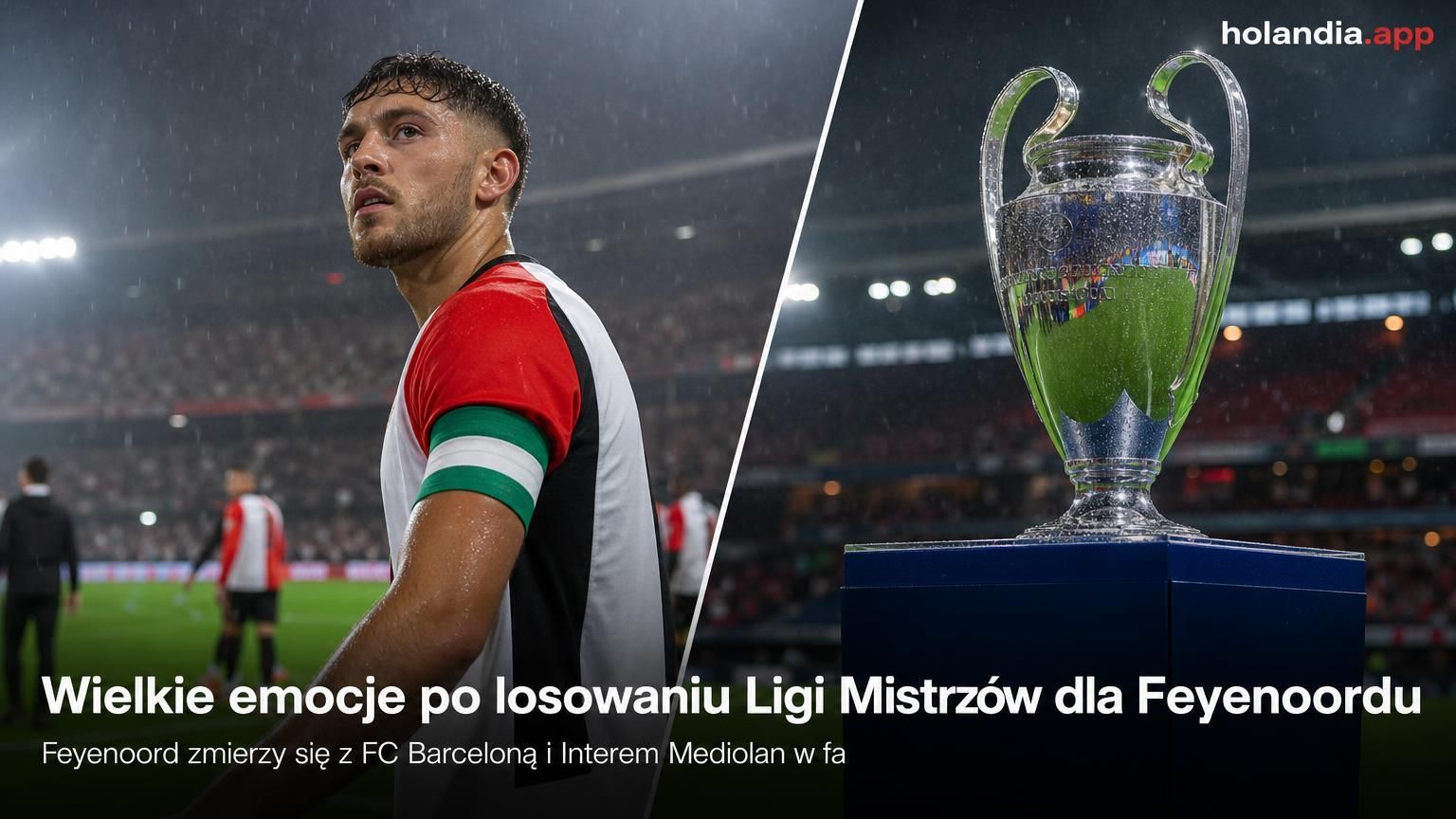 Wielkie emocje po losowaniu Ligi Mistrzów dla Feyenoordu