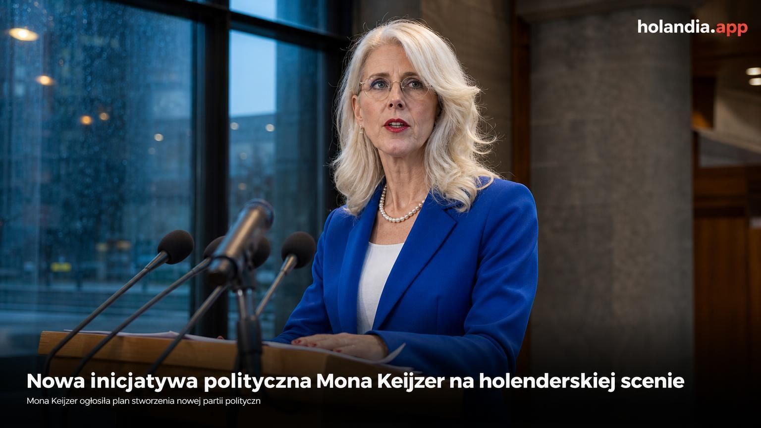 Nowa inicjatywa polityczna Mona Keijzer na holenderskiej scenie