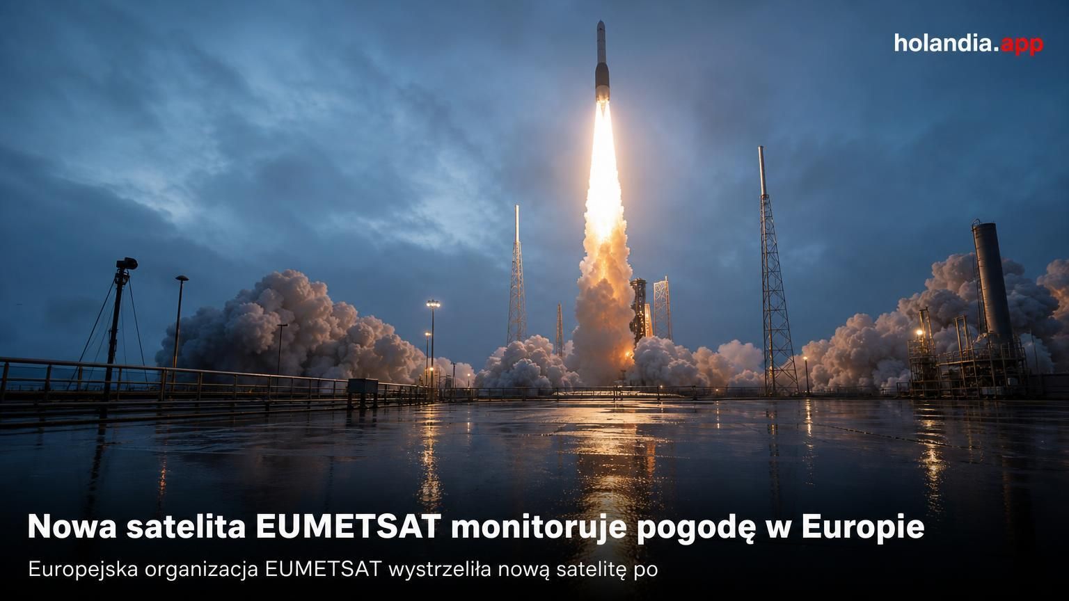 Nowa satelita EUMETSAT monitoruje pogodę w Europie