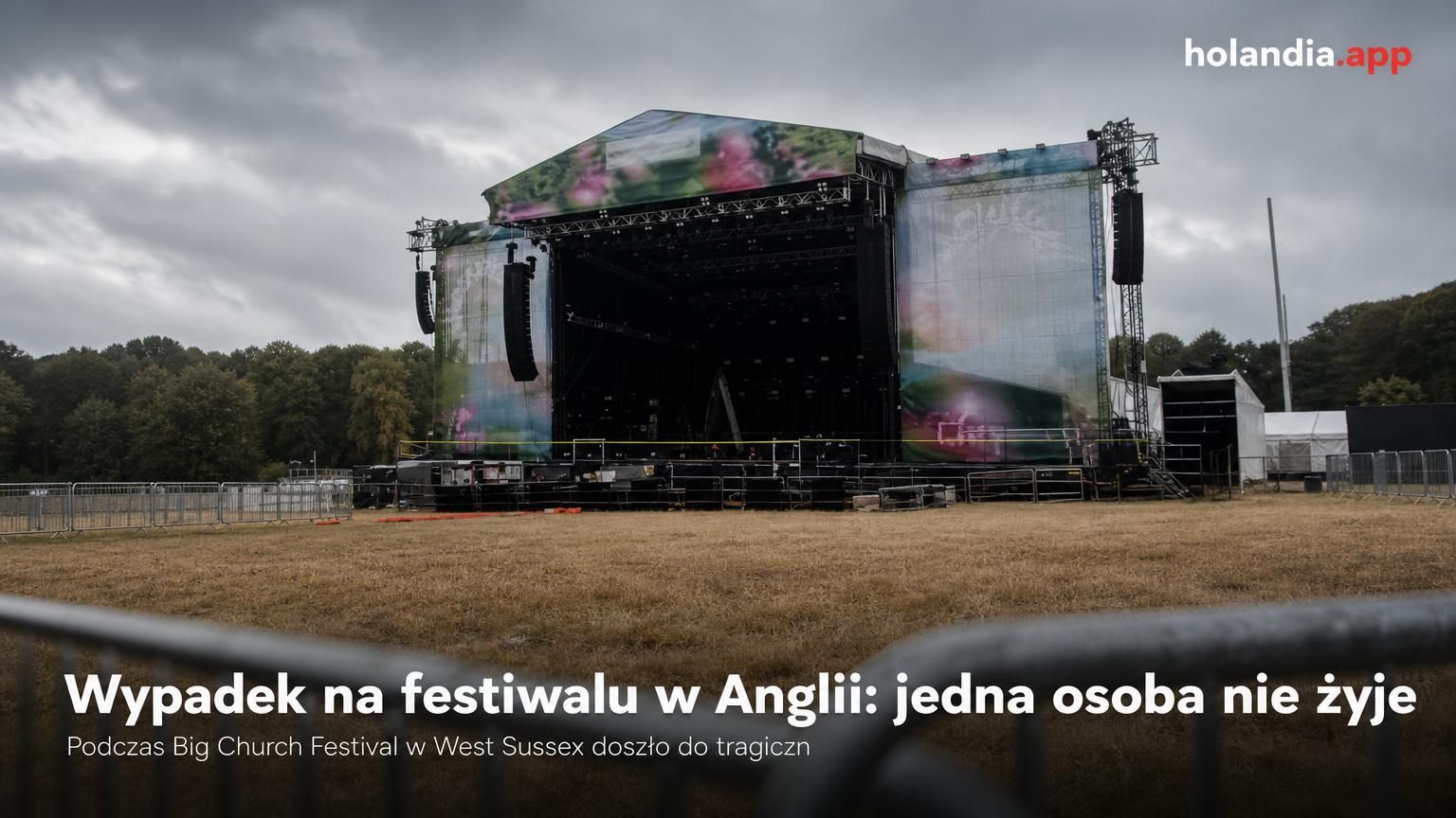 Wypadek na festiwalu w Anglii: jedna osoba nie żyje