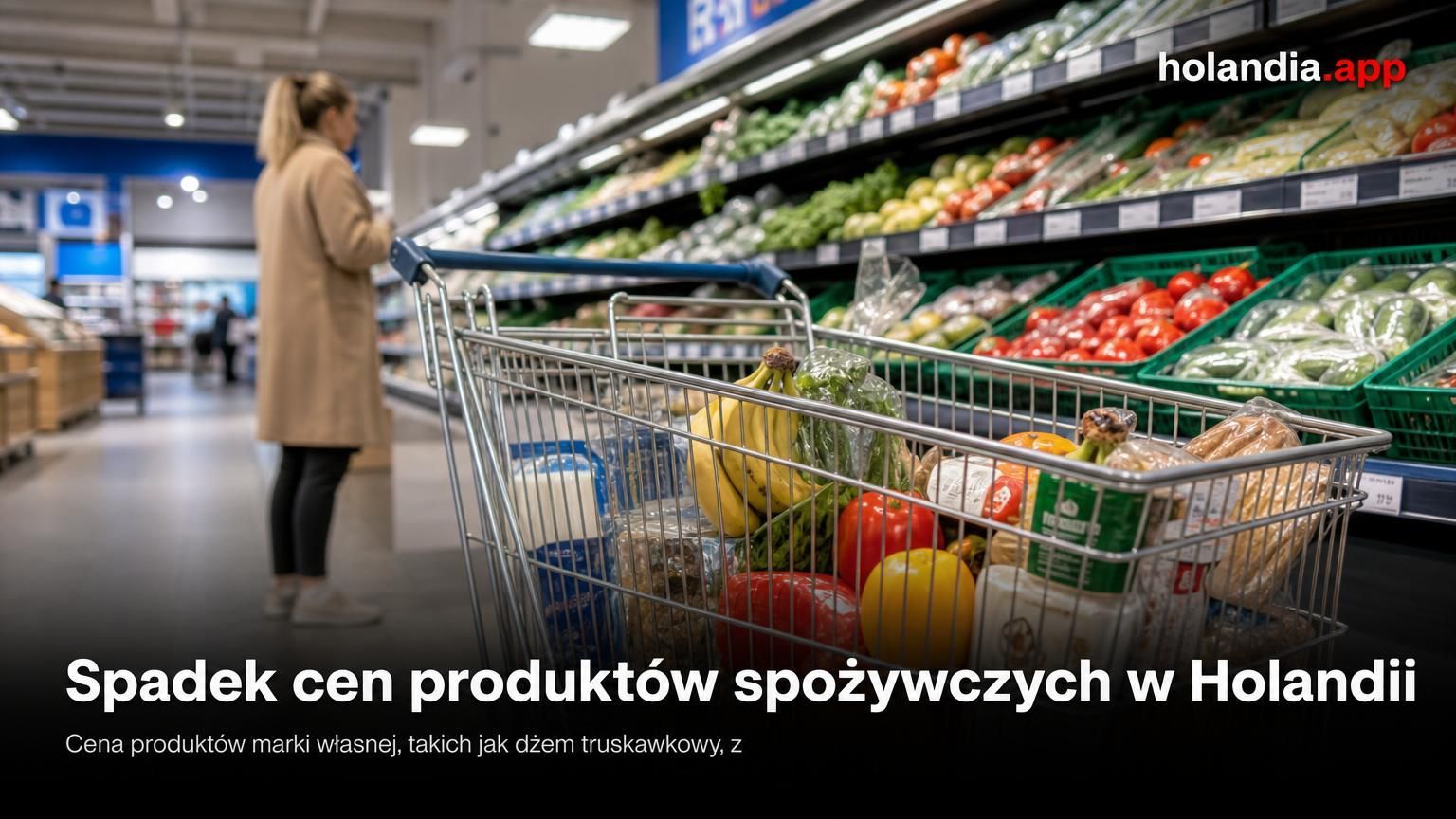 Spadek cen produktów spożywczych w Holandii