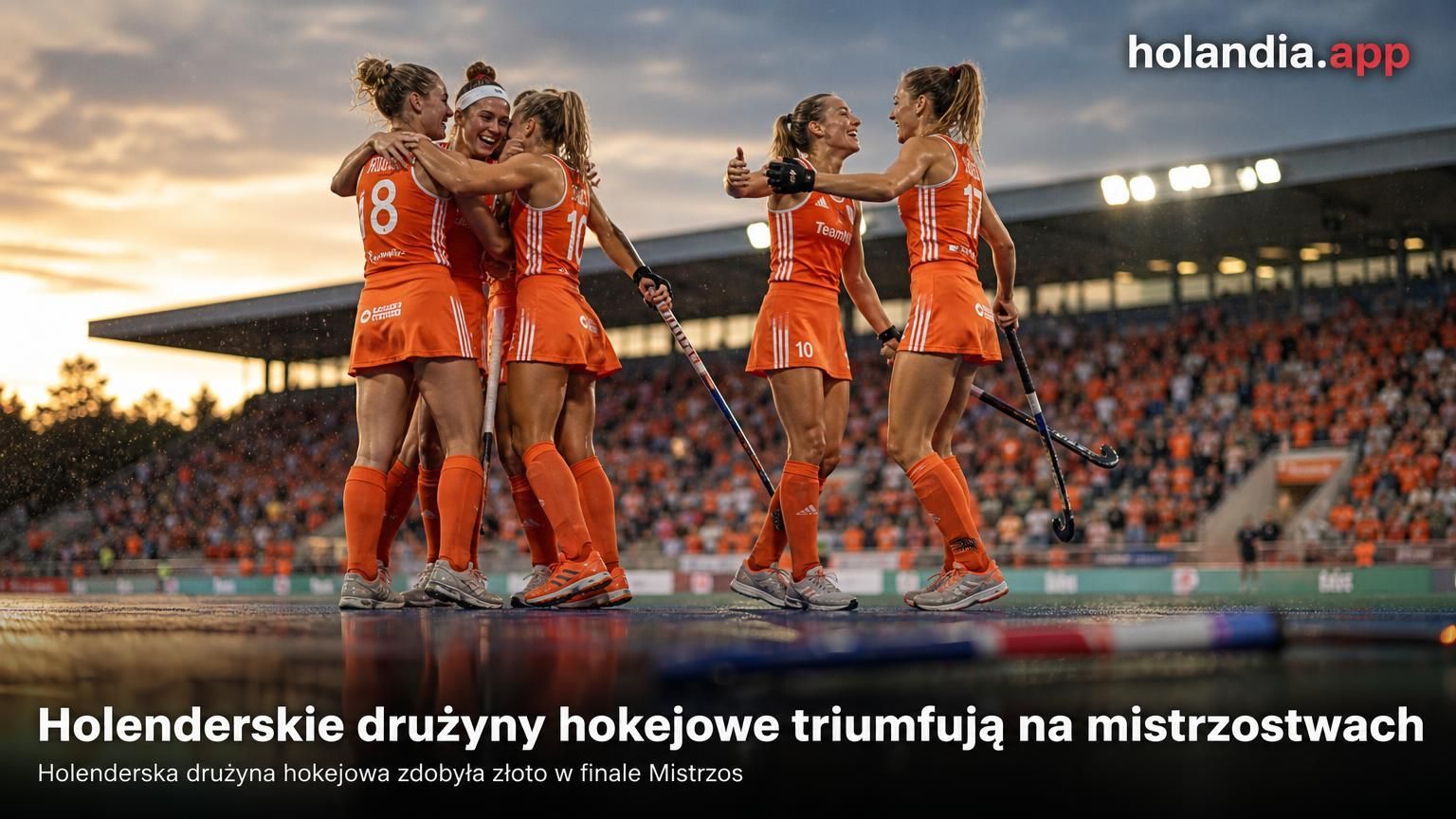 Holenderskie drużyny hokejowe triumfują na mistrzostwach