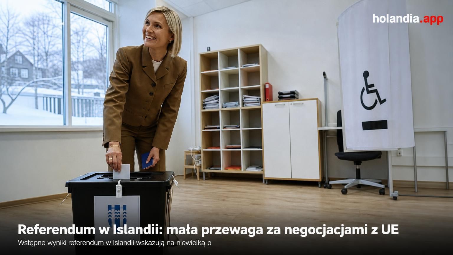 Referendum w Islandii: mała przewaga za negocjacjami z UE