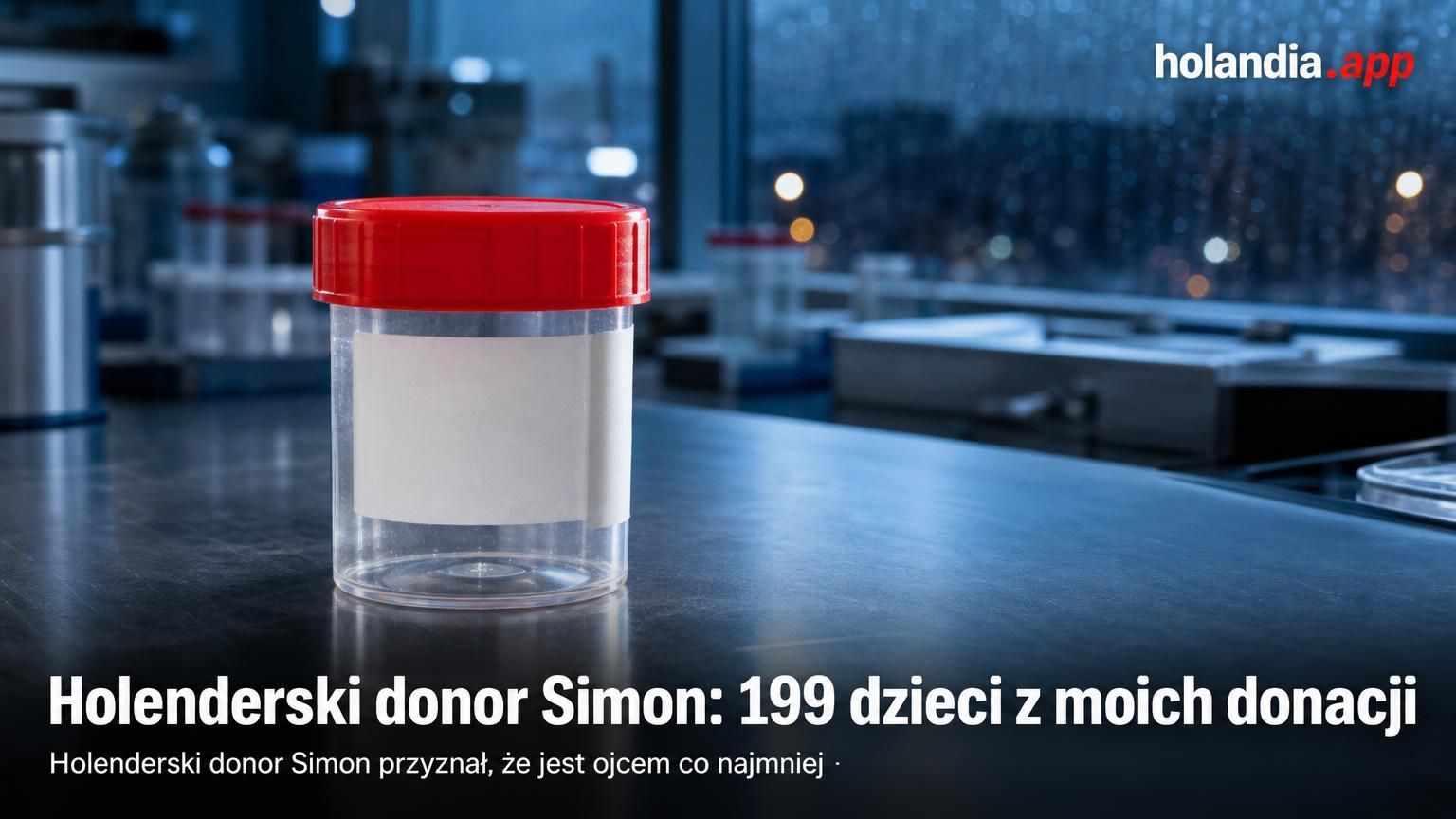 Holenderski donor Simon: 199 dzieci z moich donacji