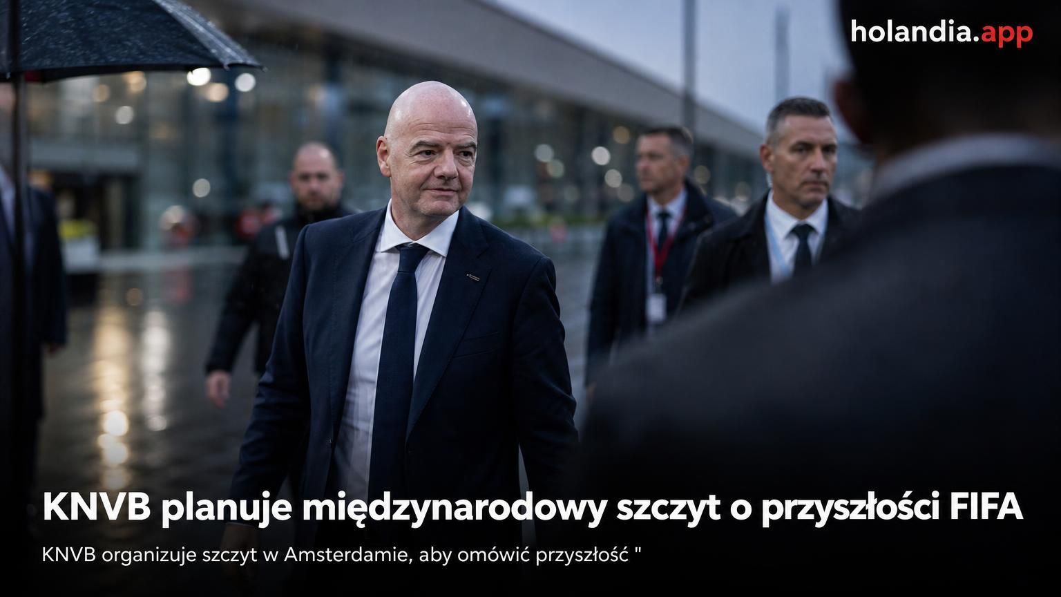 KNVB planuje międzynarodowy szczyt o przyszłości FIFA