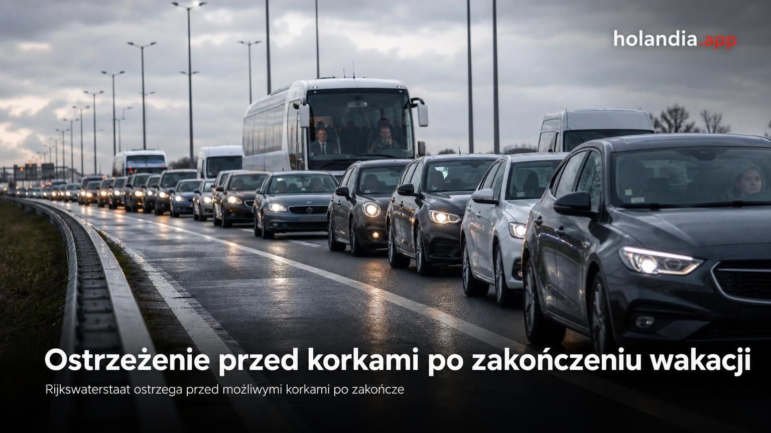 Ostrzeżenie przed korkami po zakończeniu wakacji