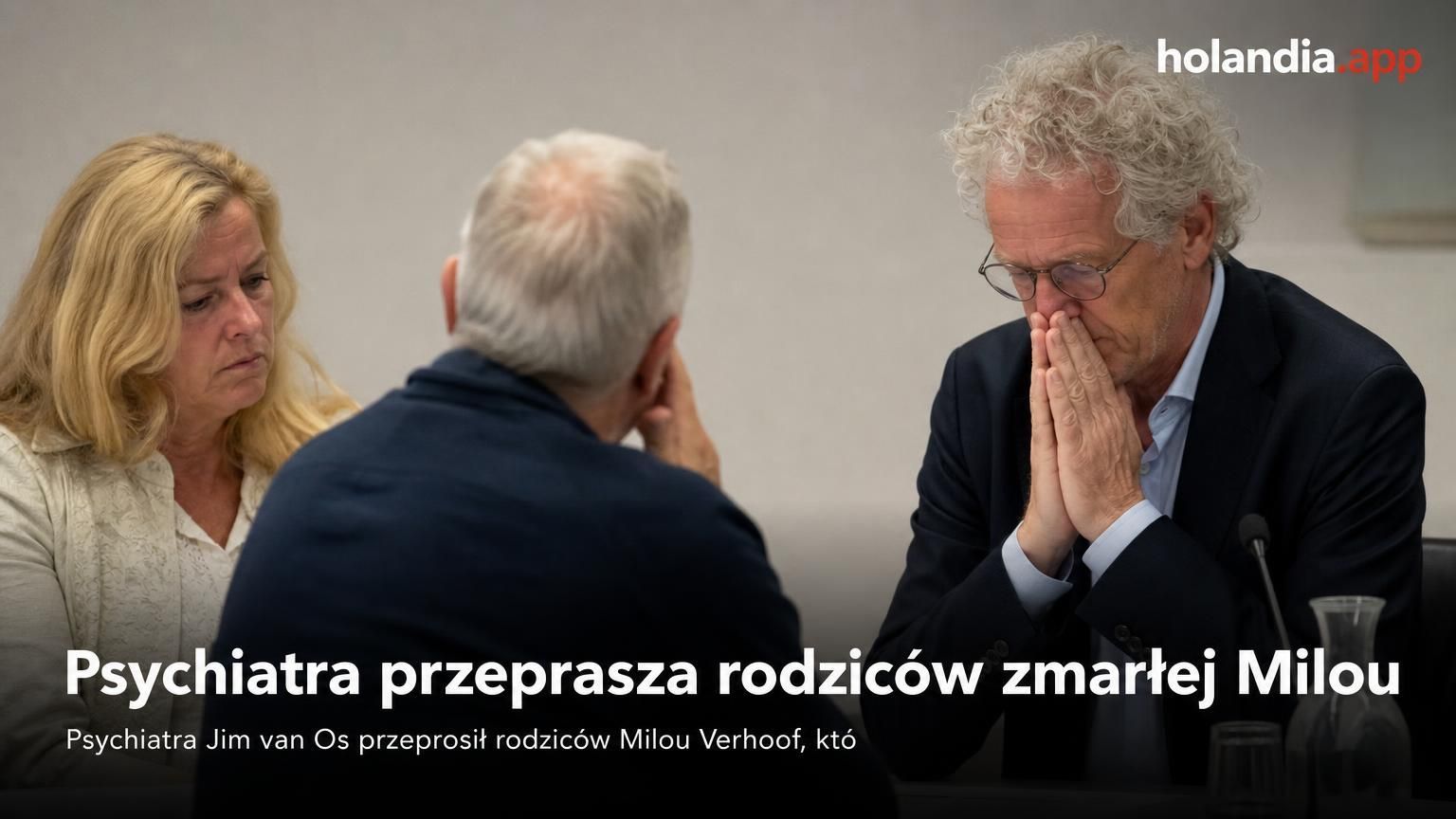 Psychiatra przeprasza rodziców zmarłej Milou