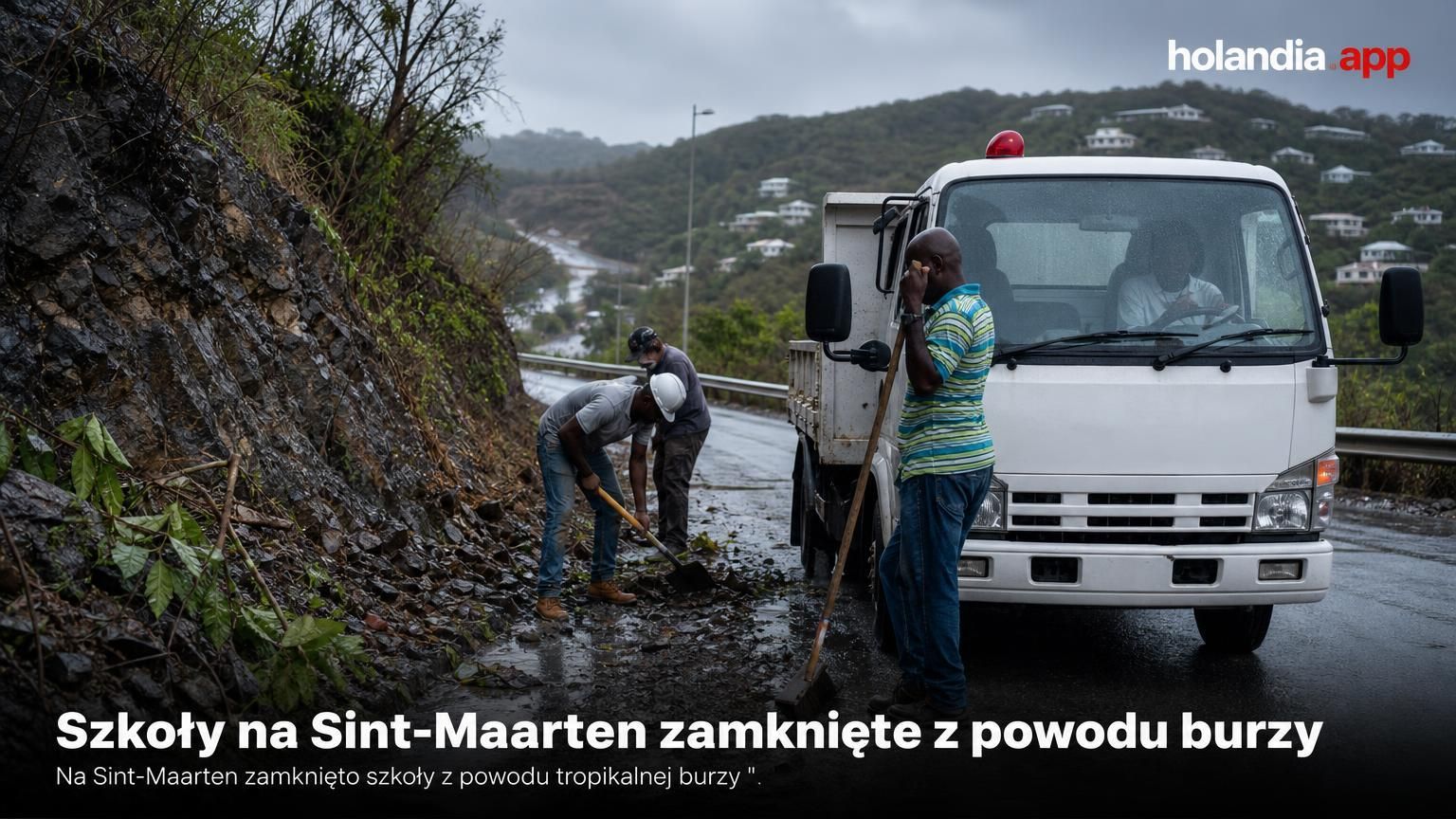 Szkoły na Sint-Maarten zamknięte z powodu burzy