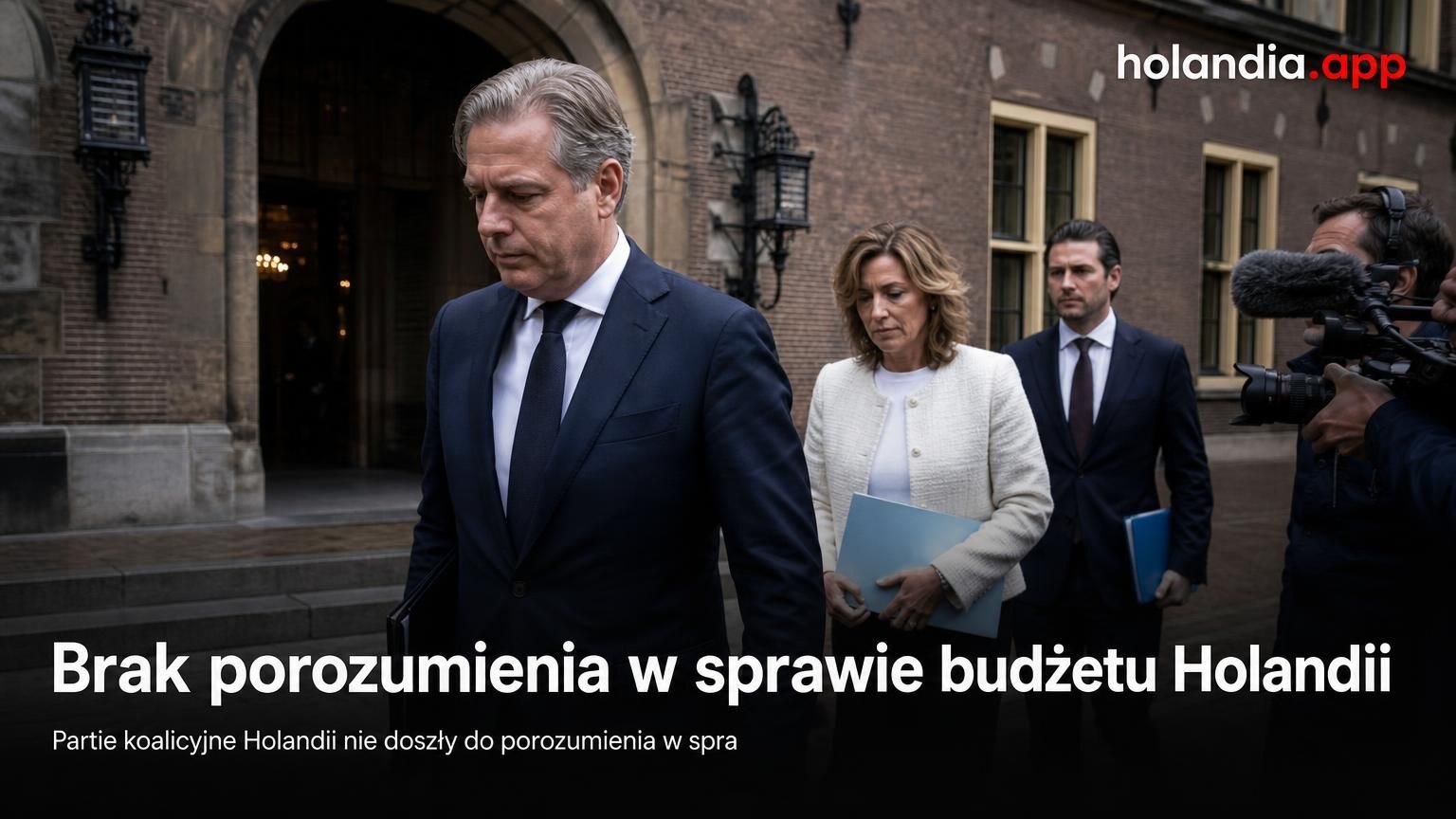 Brak porozumienia w sprawie budżetu Holandii