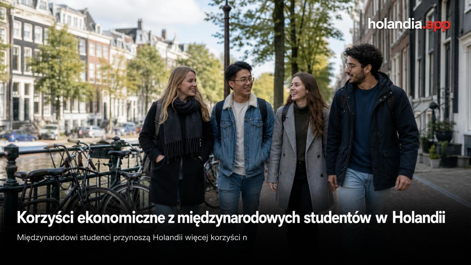 Korzyści ekonomiczne z międzynarodowych studentów w Holandii