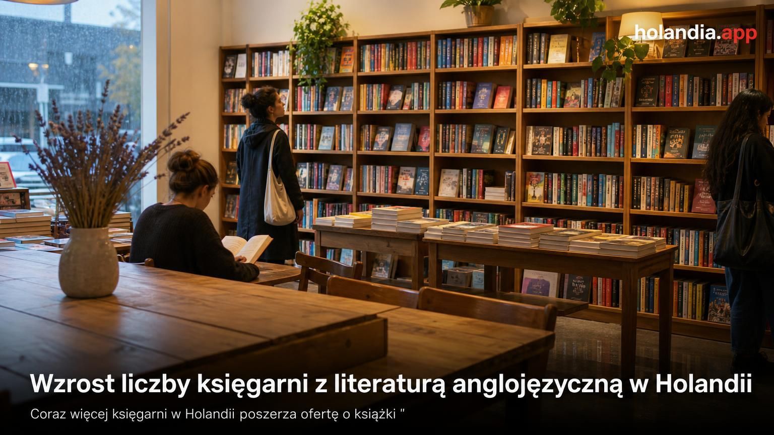 Wzrost liczby księgarni z literaturą anglojęzyczną w Holandii