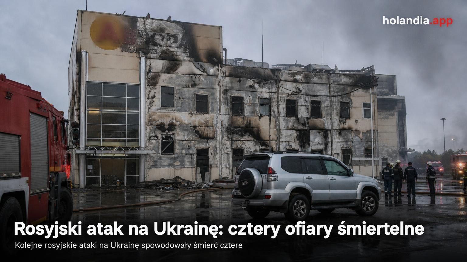 Rosyjski atak na Ukrainę: cztery ofiary śmiertelne