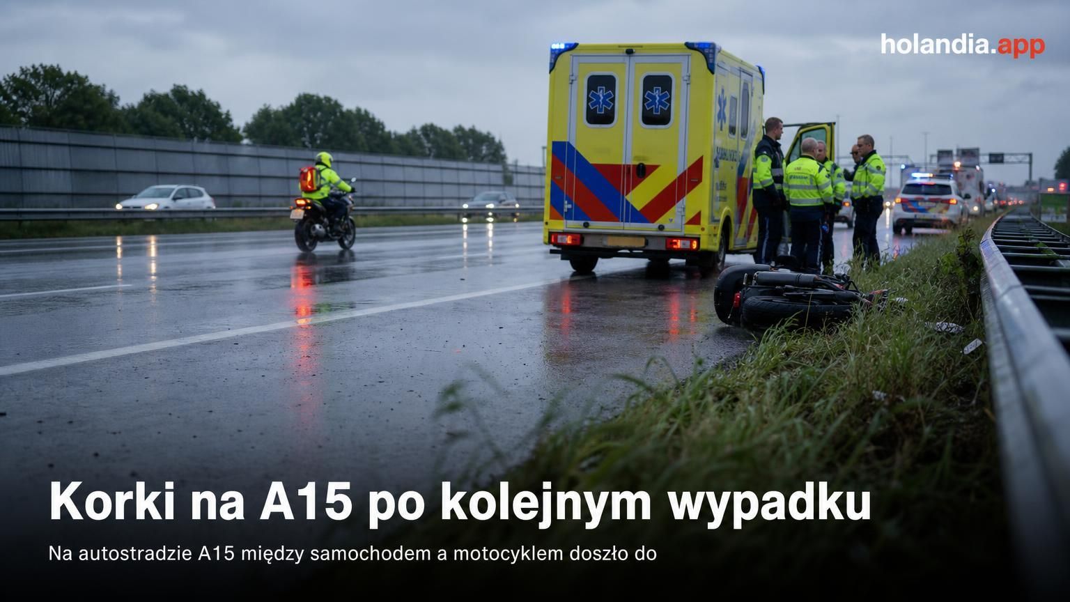 Korki na A15 po kolejnym wypadku