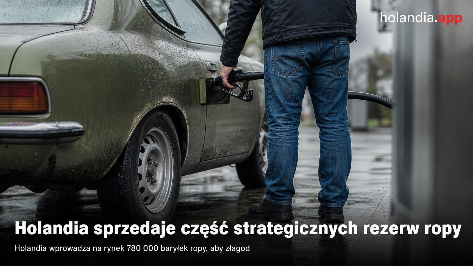 Holandia sprzedaje część strategicznych rezerw ropy