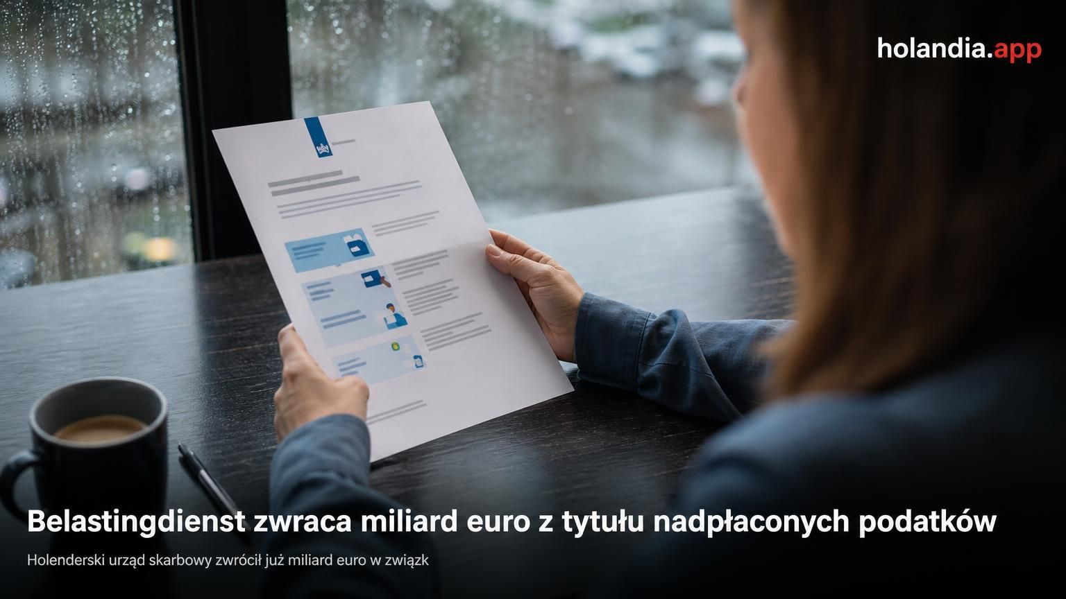 Belastingdienst zwraca miliard euro z tytułu nadpłaconych podatków
