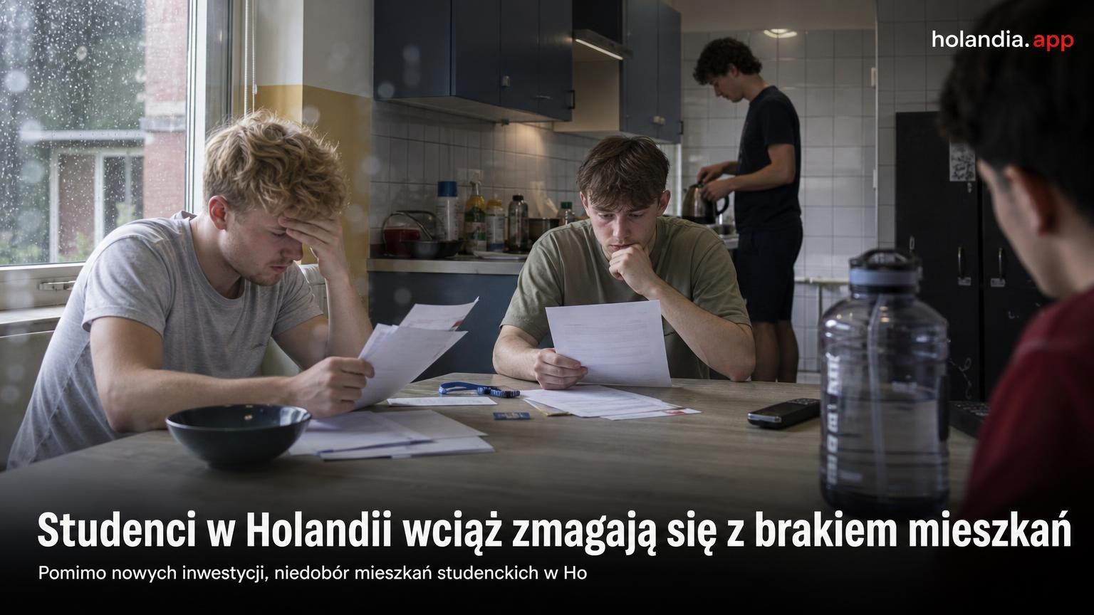 Studenci w Holandii wciąż zmagają się z brakiem mieszkań