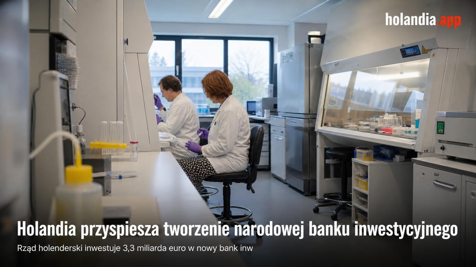 Holandia przyspiesza tworzenie narodowej banku inwestycyjnego