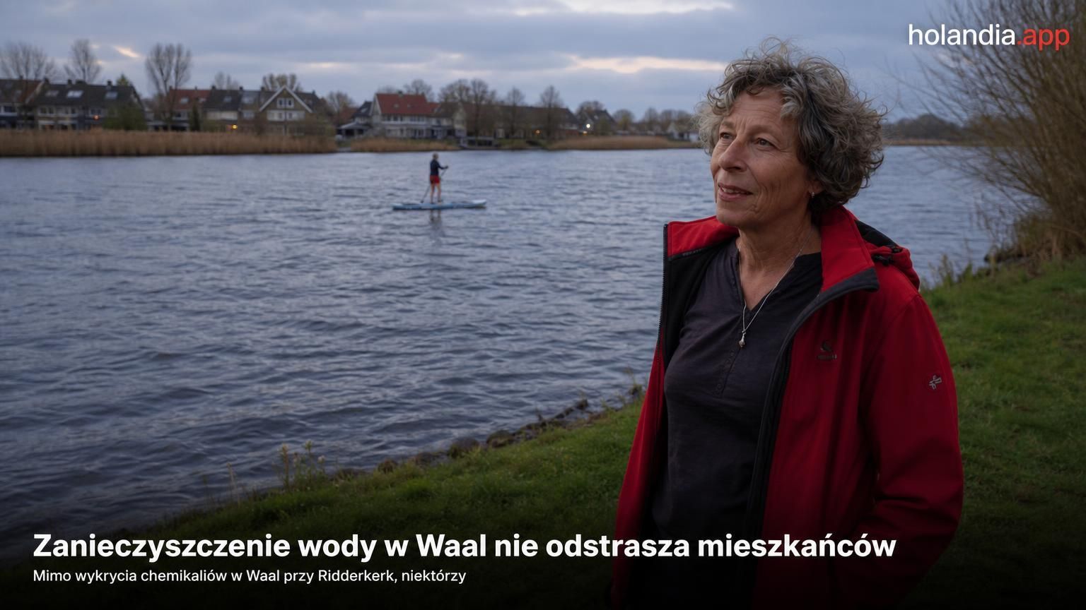 Zanieczyszczenie wody w Waal nie odstrasza mieszkańców