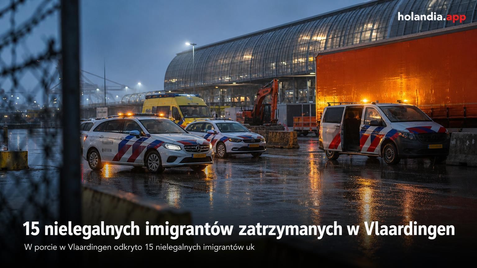 15 nielegalnych imigrantów zatrzymanych w Vlaardingen