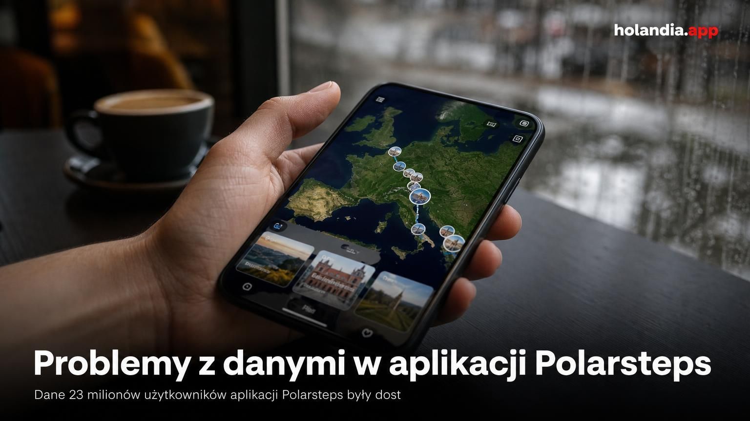 Problemy z danymi w aplikacji Polarsteps