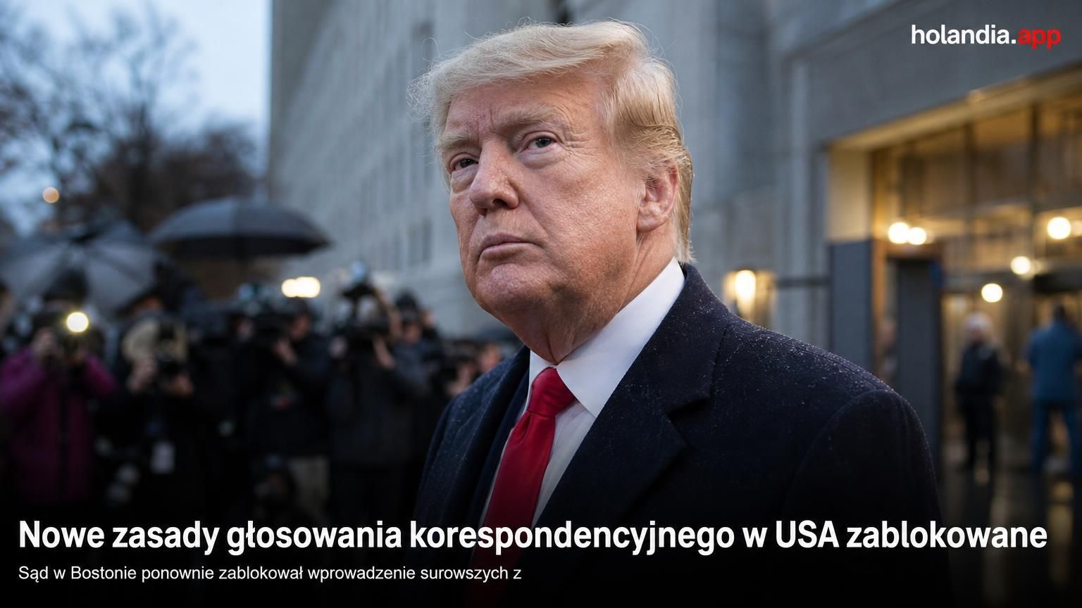 Nowe zasady głosowania korespondencyjnego w USA zablokowane