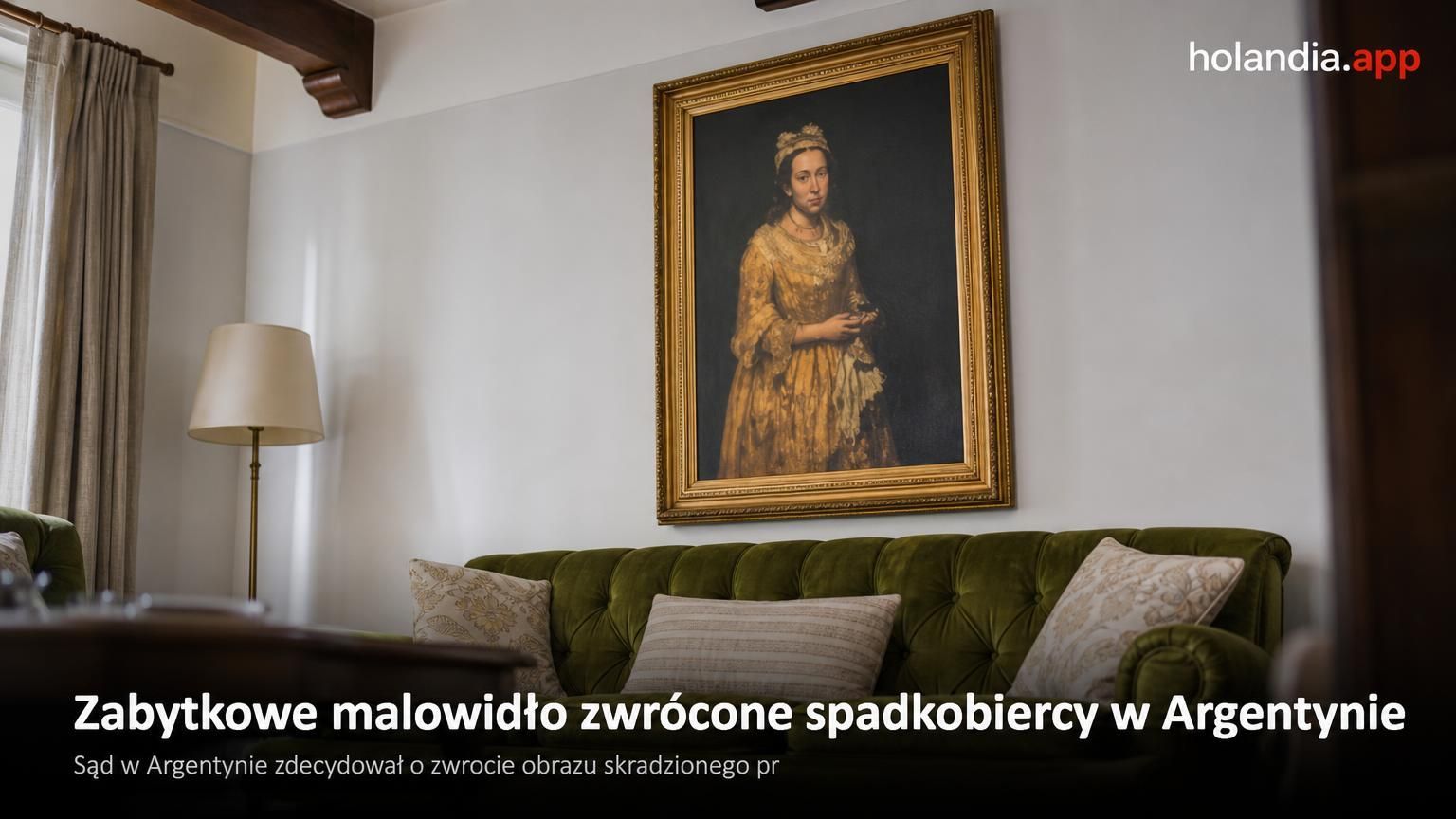 Zabytkowe malowidło zwrócone spadkobiercy w Argentynie