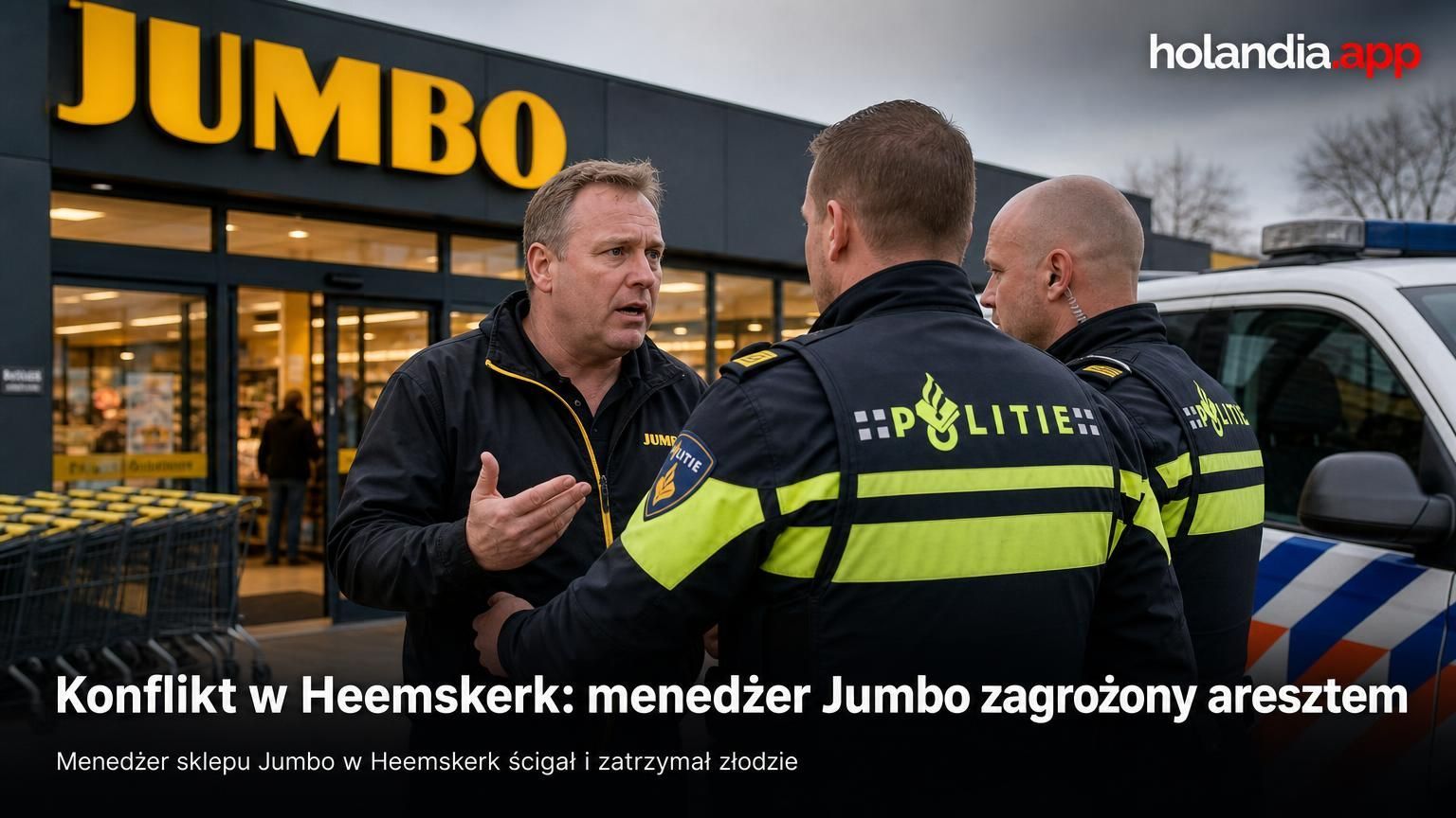 Konflikt w Heemskerk: menedżer Jumbo zagrożony aresztem