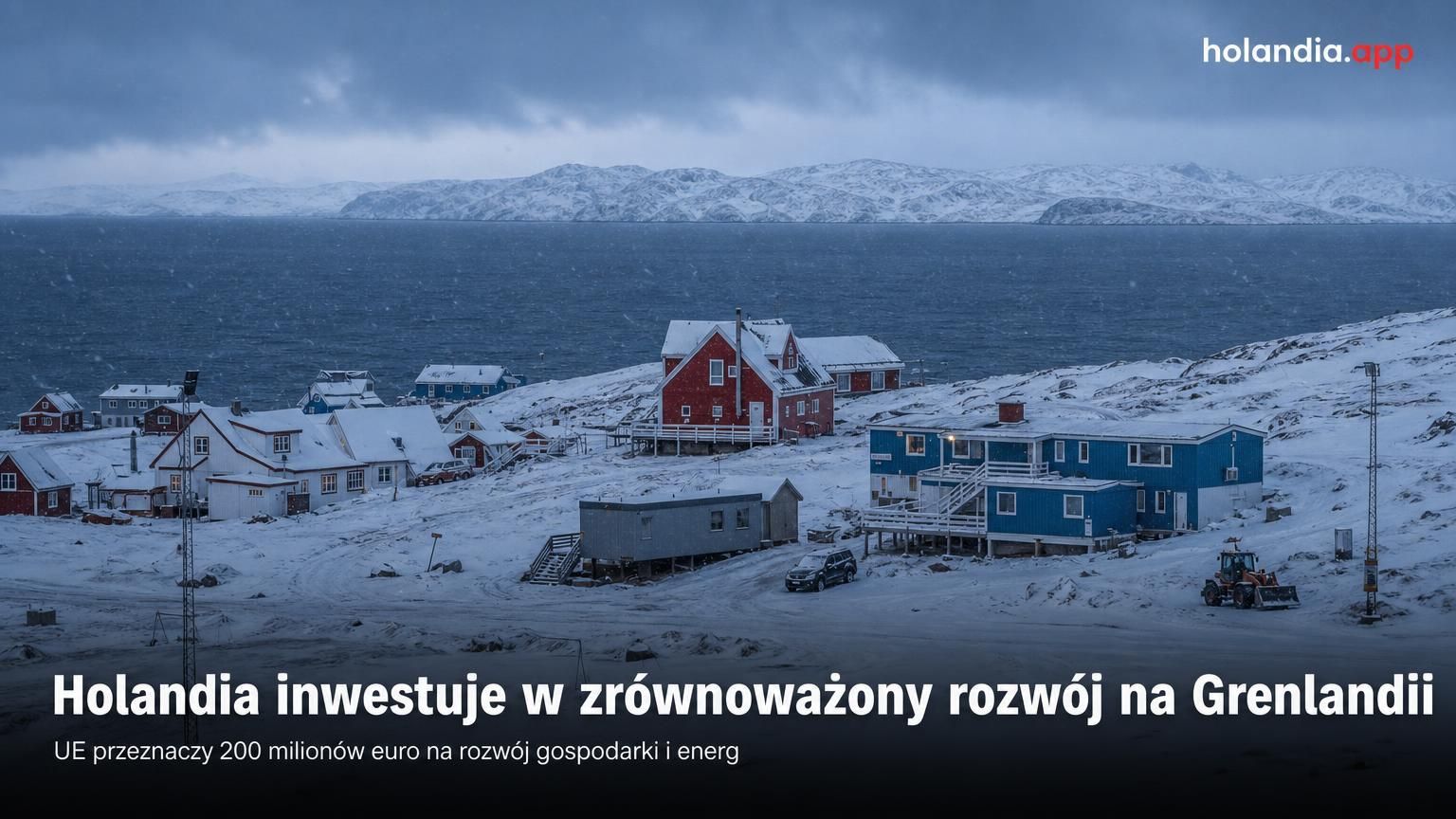 Holandia inwestuje w zrównoważony rozwój na Grenlandii