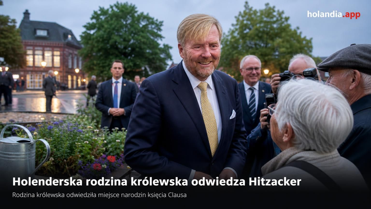 Holenderska rodzina królewska odwiedza Hitzacker