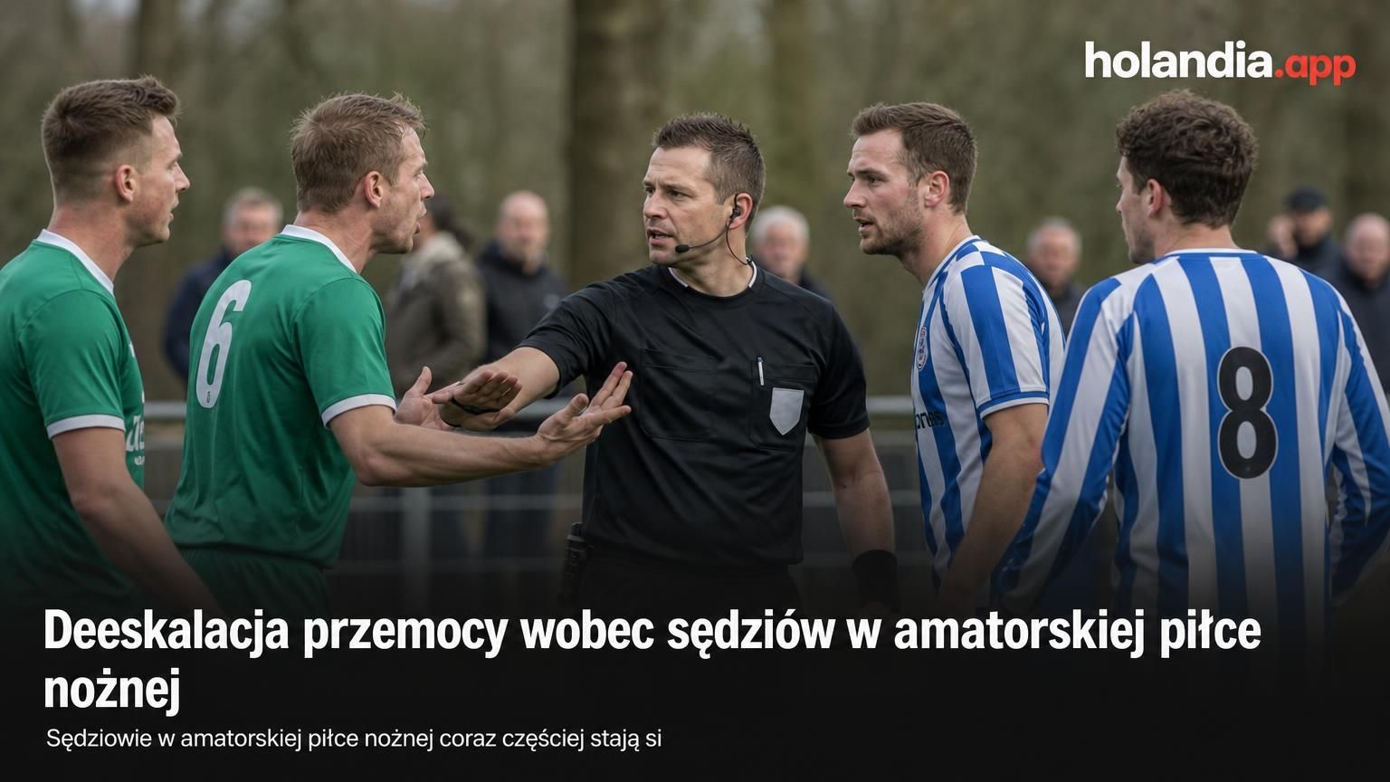 Deeskalacja przemocy wobec sędziów w amatorskiej piłce nożnej