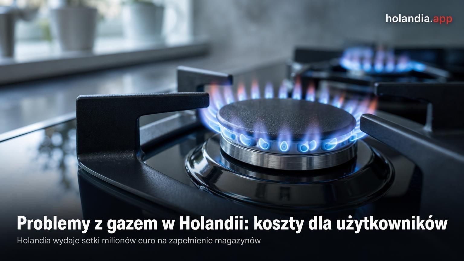 Problemy z gazem w Holandii: koszty dla użytkowników